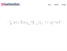 Tablet Screenshot of pixelatelier.com